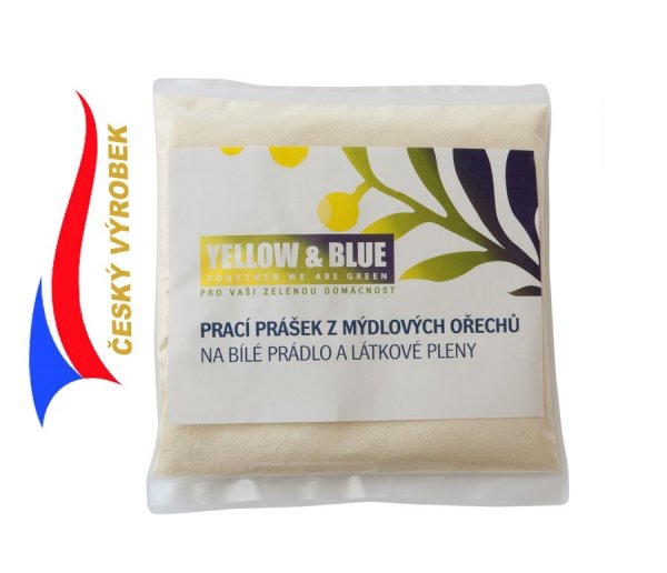 Prášek z mýdlových ořechů na bílé prádlo a pleny > 5 kg