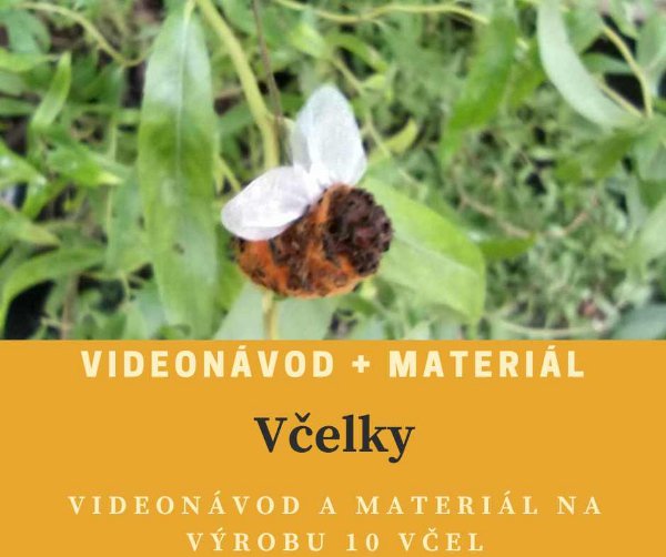 10 včeliček - pouze materiál > varianta pouze materiál