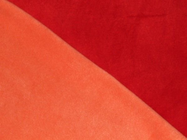 Sedací vak POOf fleecový > varianta Oranž-červená