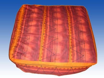 Relaxační podložka čtverec > varianta Oranžovo-červený > 30x90x90 cm