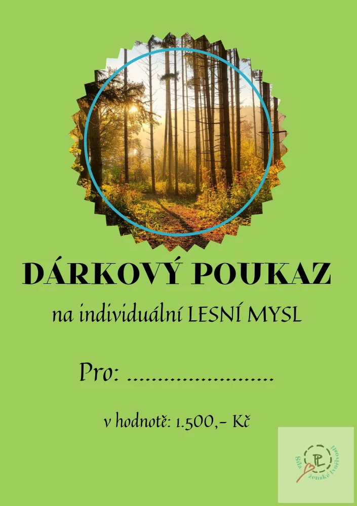 Dárkový poukaz na individuální Lesní mysl