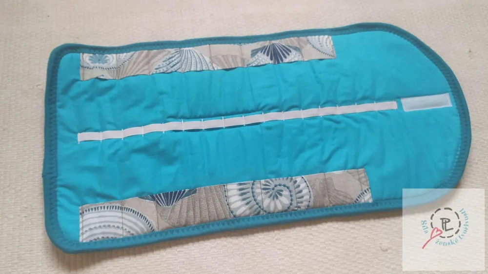 Patchwork penál na bločky a pastely MUŠLE