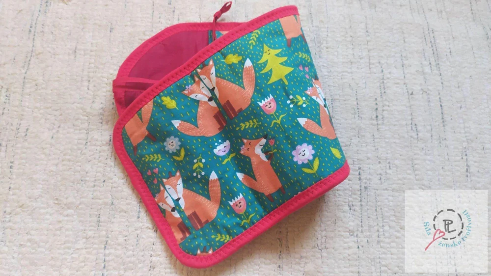 Waldorfský penál na bločky a pastely LIŠKY