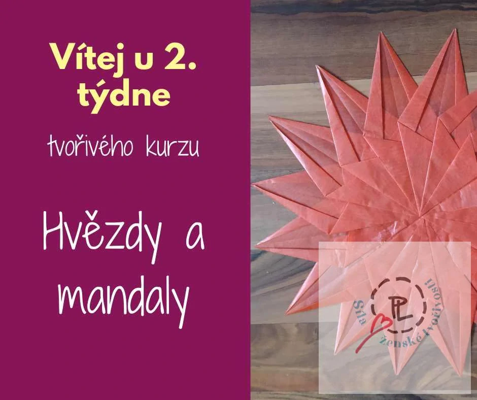 Hvězdy a mandaly > varianta Pouze online kurz bez materiál