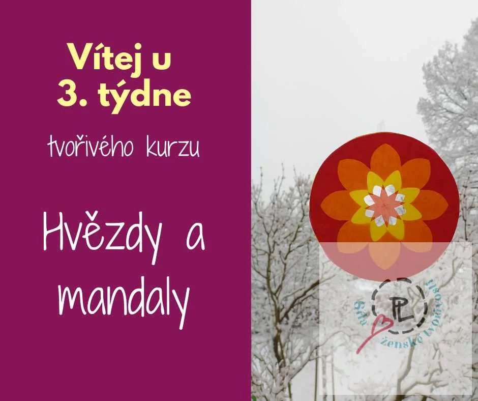 Hvězdy a mandaly > varianta Pouze online kurz bez materiál