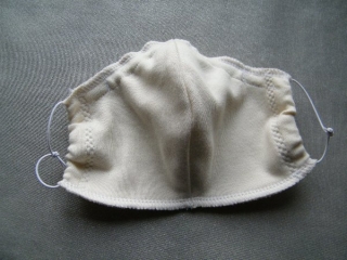 BIO textilní rouška přírodní > Pánská