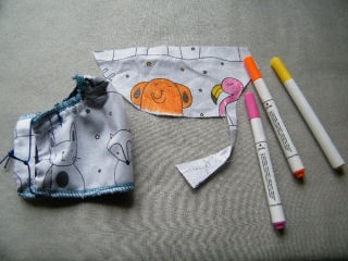 Textilní rouška Vybarvi si mě! > Dětská 7-12 let