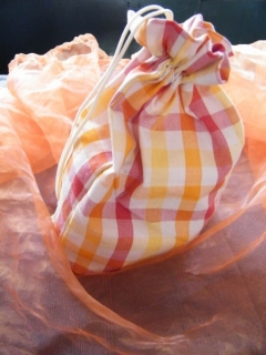 Textilní pytlíček na nadílku > Velký 25x35 cm