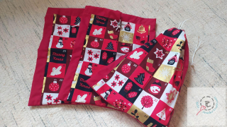 Vánoční dárkový pytlík 3x