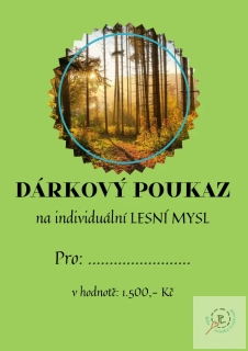 Dárkový poukaz na individuální Lesní mysl