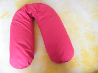 Náhradní povlak ke kojícímu polštáři červený