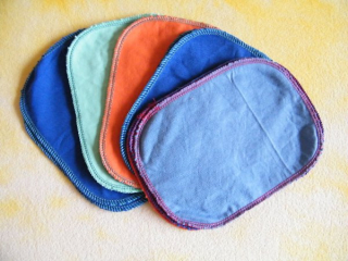 Barevné ubrousky k otírání 20x15 cm SET