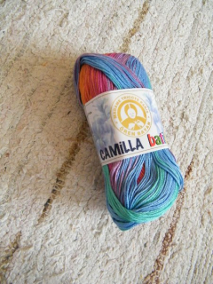 Háčkovací příze Camilla batik Duha