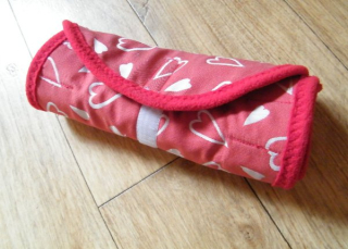 Penál na bločky a pastely SRDÍČKA