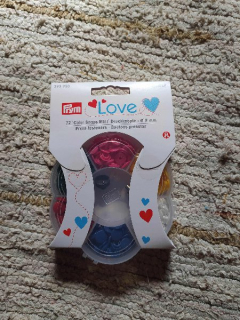 Patentky COLOR SNAP malé 72 ks